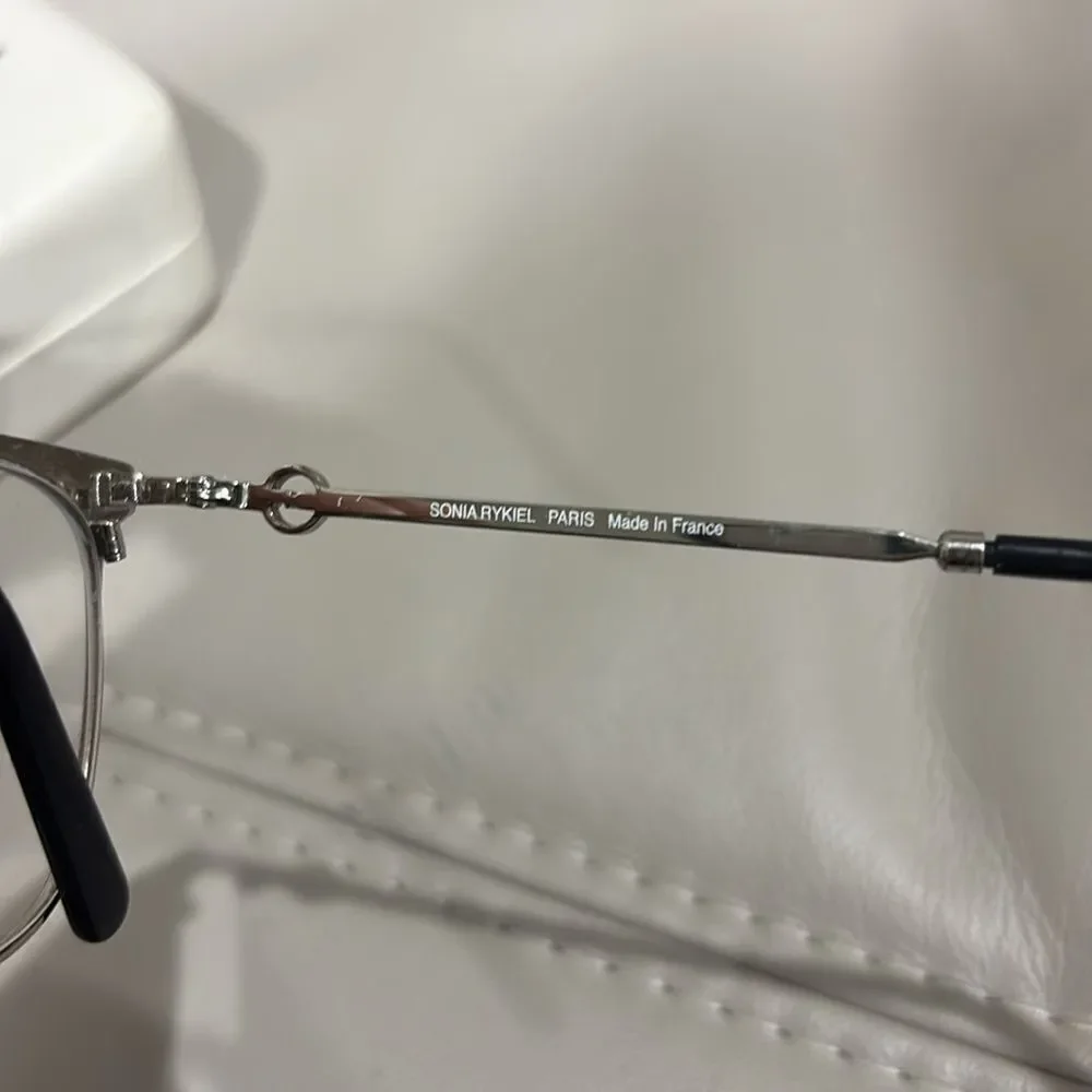 Sonia Rykiel Black Floral Eyeglasses